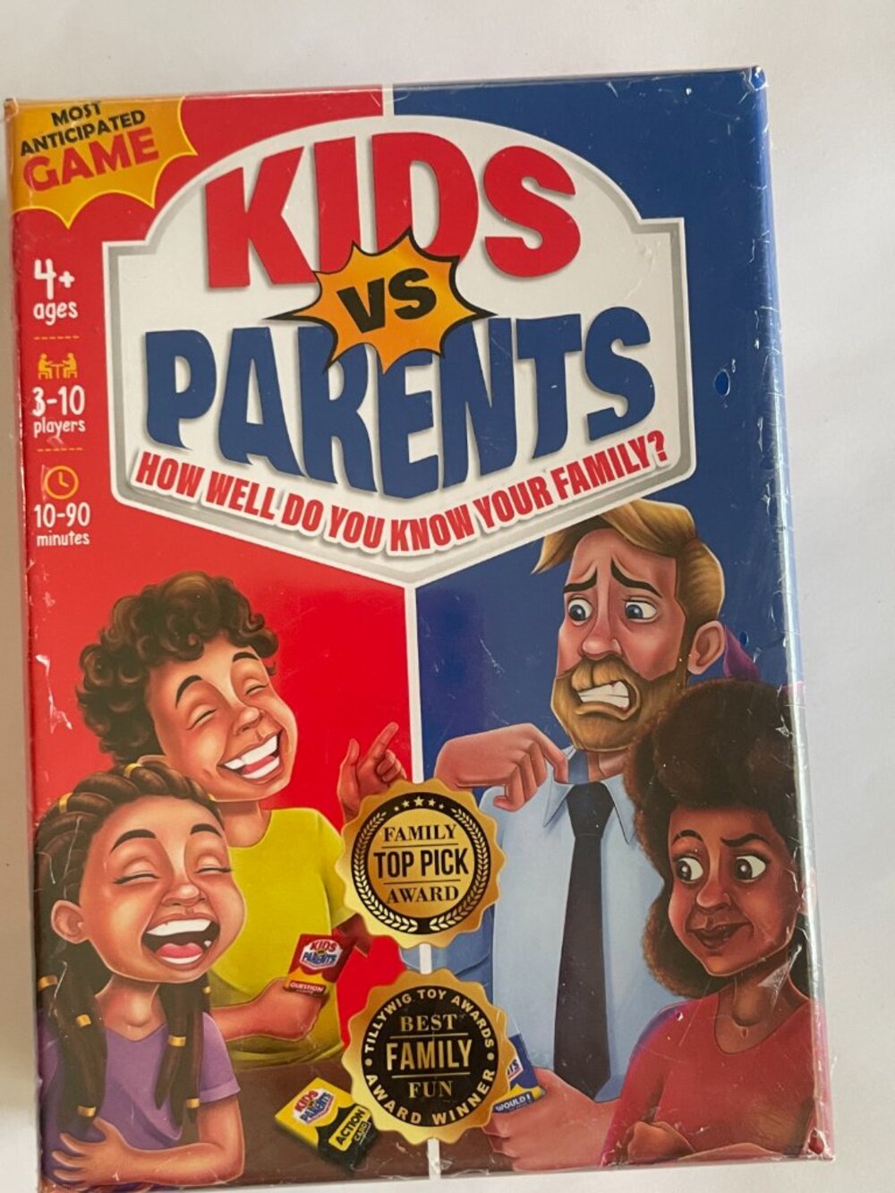 Kids vs Parents Family Card Game